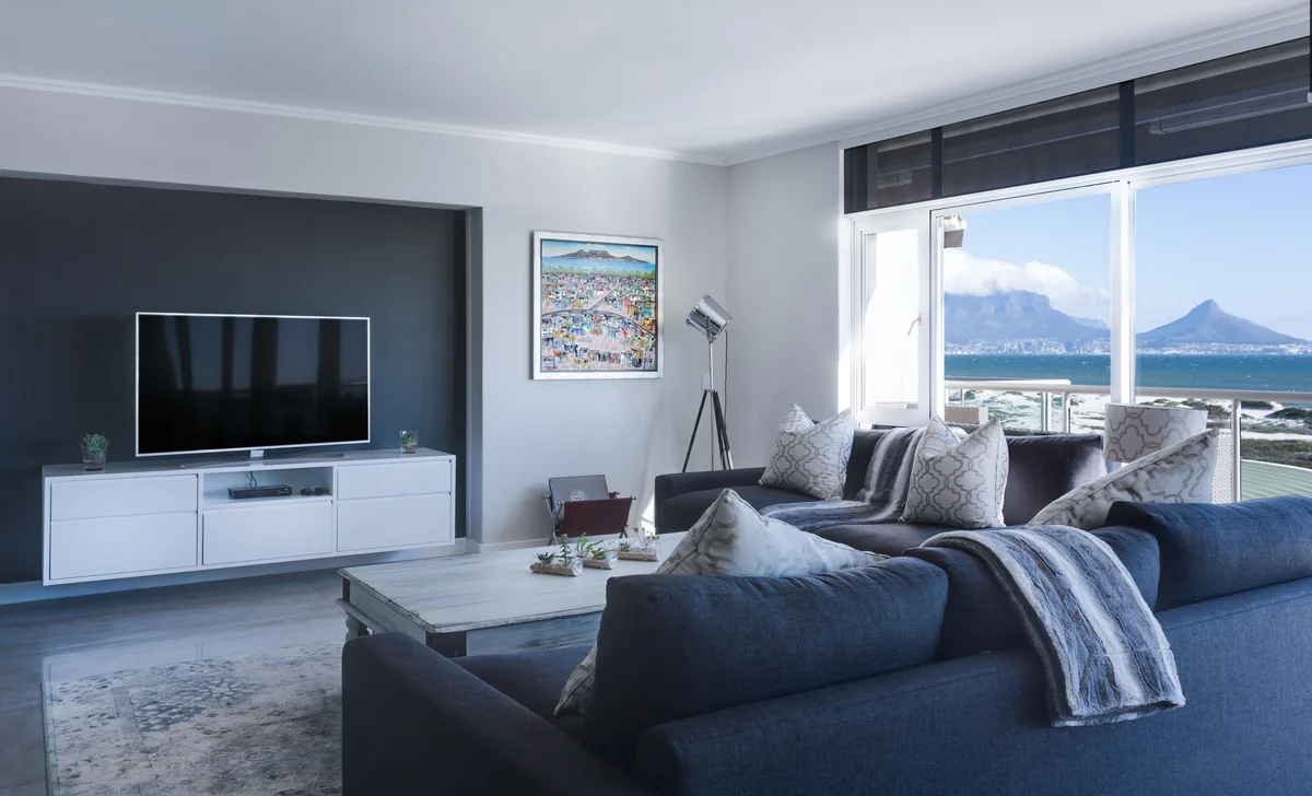 A comfortable furnished sitting area